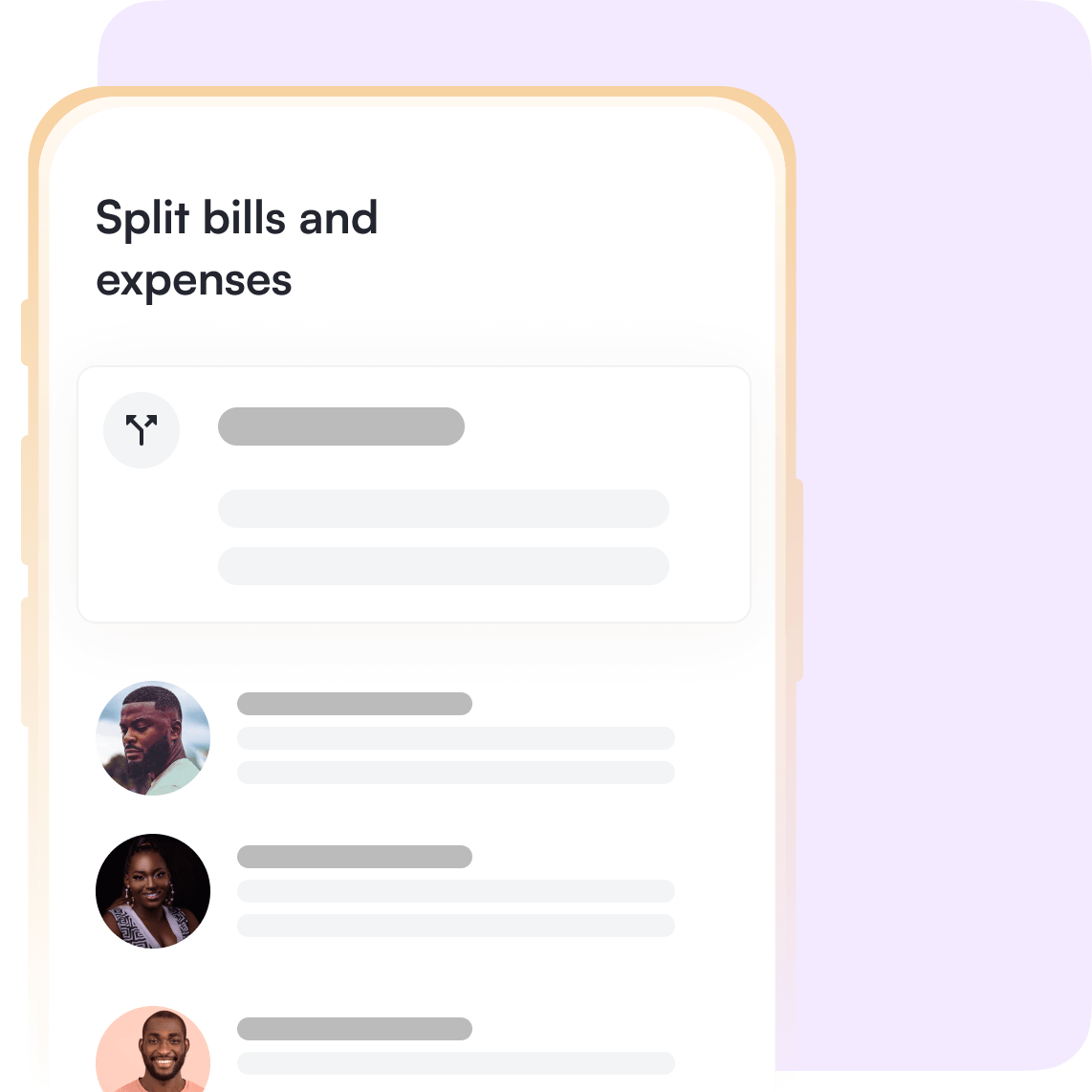 Split bills and with your friends